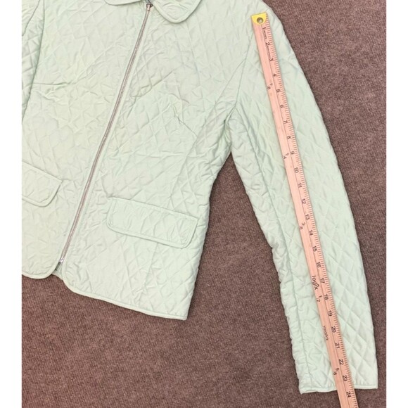 Ann Taylor LOFT Jacket Womens 0 Quilted Military Barn Chore Zip-Up Windbreaker - Picture 7 of 10